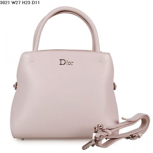 Fake Dior Top Handle Powder Pink Crossbody Bag Calfskin Leather Adjustable Shoulder Strap For Womens 