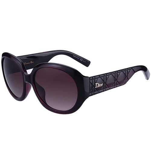 Christian Dior High Quality Plum Super-wide Temples Ladies Oval Frame Fake Eyewear 